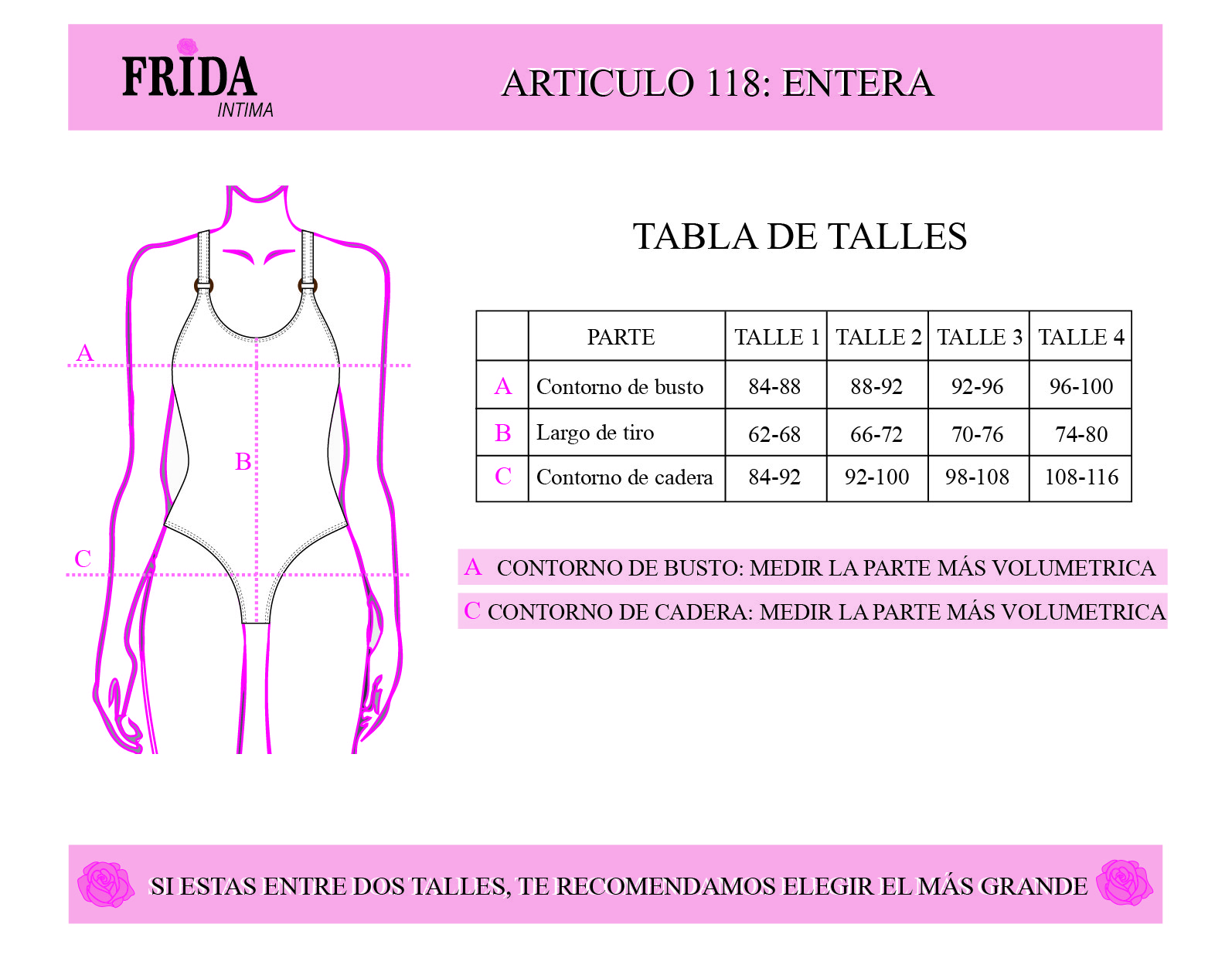 medidas articulo 118